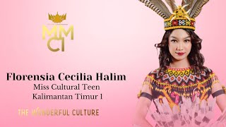 VIDEO PROFIL  FLORENSIA CECILIA HALIM Miss Cultural Teen Kalimantan Timur 2024 TheWonderfulCulture [upl. by Bianchi220]