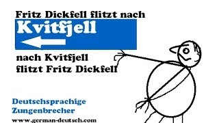 Beste deutsche Zungenbrecher TOP 5 quotFischers Fritz fischt frische Fischequot HD♫ [upl. by Hukill774]