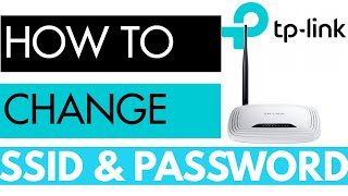 How To Change Wifi Password amp SSID Name Form Tp link Router [upl. by Seuqram]