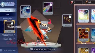 New Bmgo Update 2022  Sword effect and many more  New Rank Season [upl. by Paulina952]