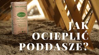 Ocieplenie poddasza z wiązarów wełną celulozową Termex Fiber [upl. by Antonetta]