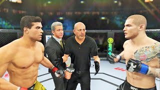 Paulo Costa vs Marvin Vettori Full Fight  UFC 4 Simulation [upl. by Iem]