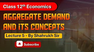 Aggregate demand and its concepts  Macro Economics  Part 5  Class 12  By Shahrukh Sir [upl. by Butterfield]