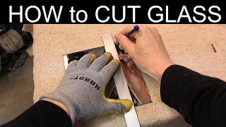 How to Cut Mirror Glass  QUICK [upl. by Hansiain]