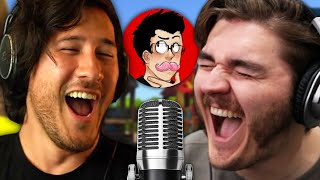 Schlatt and Markiplier Start a Podcast [upl. by Esserac]