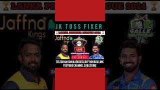 GALLE MARVELS VS JAFFNA KINGS6TH MATCH LPLTOSS PREDICTION TIPS jktossfixer [upl. by Clyde]