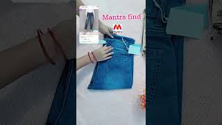 Myntra jeans womenbluejeans myntrahaul Myntrafinds jeans youtubeshorts [upl. by Dlorah]