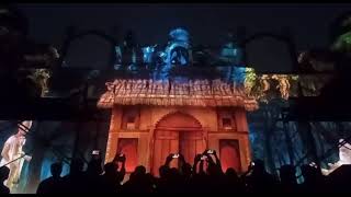 laser light show at dev dewali varanasi Chet singh fort [upl. by Inaniel443]