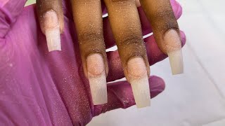 How to do a full set of acrylic nails  Nails for beginners step by step [upl. by Kei]