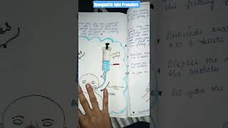 Nasogastric tube procedure nasogastric tube childhealthnursing procedure gnm nursesnotes [upl. by Dorey889]