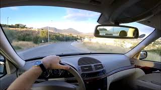 MercedesBenz E200 Kompressor W211  GoPro Hero4 Session [upl. by Esiuqcaj]