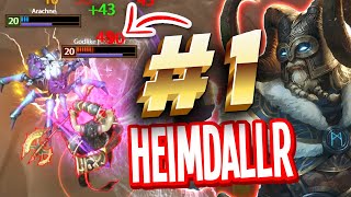 I Watched the NUMBER 1 Heimdallr in Smite Its Not What I Expected [upl. by Nylarak200]