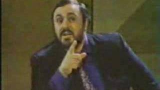 Pavarotti about covered sound [upl. by Esinal]