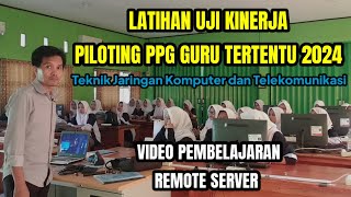 Video Pembelajaran Remote Access  Piloting 1 PPG Guru Tertentu 2024 Mapel ASJ Bidang Studi TJKT [upl. by Enenstein]