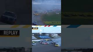 NASCAR The big one in Talladega 2024 nascarplayoffs nascarcup nascar nascarcrashes nascar2024 [upl. by Ahseik278]