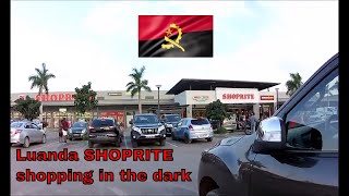 Luanda Shoprite sem luz  shopping in the dark [upl. by Innob]