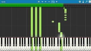 Cuisillos  No Se Lo Digas A Ella  Piano Tutorial  Midi [upl. by Noach]