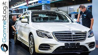 2018 Mercedes SClass CAR FACTORY Production amp Autonomous Test Drive [upl. by Louth580]