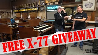 Hammond X77 Free Giveaway Congratulations Pastor Cardona at Holy Tabernacle Church in Jacksonville [upl. by Birch584]