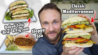 3 Plant Based Sandwiches EVERYONE will LOVE  Restaurant Quality [upl. by Gierc787]