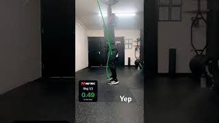 Testing out the metric app for velocity measurement strengthandconditioning [upl. by Ajiram18]