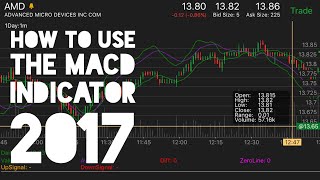 How To Use The MACD Indicator To Day Trade 2017  Stock Market 101 [upl. by Plantagenet]