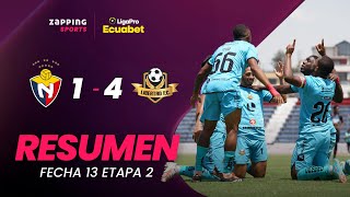 El Nacional 1  4 Libertad FC Resumen Fecha 13  2da Etapa  LigaPro Ecuabet [upl. by Uttica744]