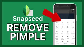 How to Remove Pimple in Snapseed 2024 [upl. by Kcirdnekel]