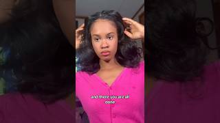 Wig behind the hairline routine [upl. by Anam]