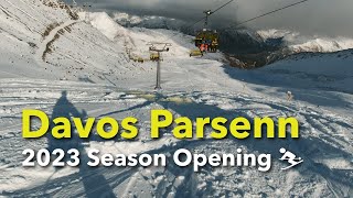 DAVOS PARSENN ⛷️ First Time On Skis This Winter ❄️ Skiing in SWITZERLAND 🇨🇭 [upl. by Connelley794]