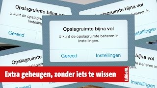 Creëer opslagruimte op je iDevice zonder iets te verwijderen  EDITIE NL [upl. by Humfrey]