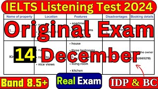 16 November 2024 IELTS Listening Test With Answers  IELTS EXAM  IDP amp BC [upl. by Mail408]