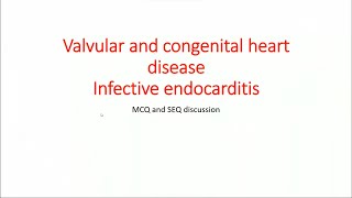 4 Valvular heart diseases MCQ Revision [upl. by Einad816]