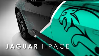 Jaguar IPace Chrome Wrap  ELECTRIC TEAL [upl. by Lashond]