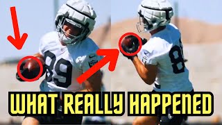 Brock Bowers MAKING PLAYS At Las Vegas Raiders OTAs  Too NASTY After The Catch YAC Monster [upl. by Durrace]