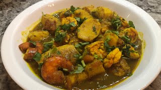 How to make Shrimp and Eddo Curry Guyanese Style 🇬🇾 [upl. by Ettenim]