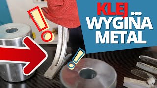 Super klej tak mocny że wyginamy metal [upl. by Novaelc372]