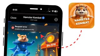 iPhone How To FIX Request Error Unable to get account info in Hamster Kombat [upl. by Pump967]