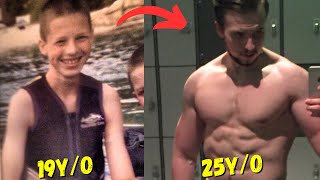 Delayed puberty transformation 98lb to 180lb  Kallmann Syndrome [upl. by Eenimod]