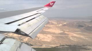 Virgin Atlantic 747 Bumpy Landing at Las Vegas [upl. by Suiraj760]