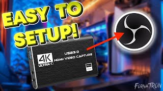 How To Setup A Capture Card In OBS Studio  EASY [upl. by Tedra417]