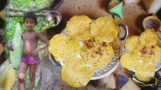 लौकी की पाराठा Gourd Recipes tasty paratha  Village style breakfast  luffa gourd cucurbit gourd [upl. by Derward476]