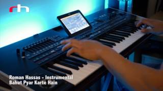 Roman Hassas Instrumental Keyboarding  Bahut Pyar Karte Hain [upl. by Hock]