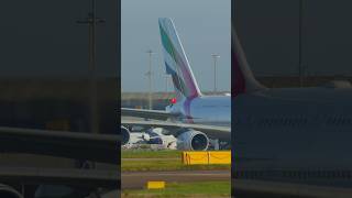 A380 pilots check flight control surfaces aviation planespotting [upl. by Kathi616]