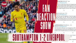 ITS GOING DOWN TO THE WIRE  SOUTHAMPTON 12 LIVERPOOL  LFC FAN REACTIONS [upl. by Pavel]