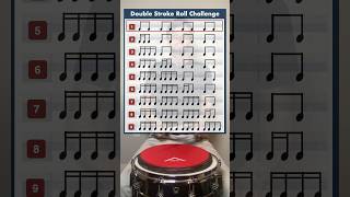 Double Stroke Roll Challenge drums [upl. by Lramaj1]