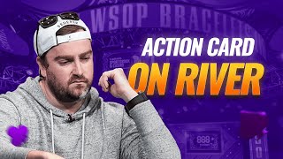 Action Card on River  WSOP 2017 [upl. by Tallbot735]