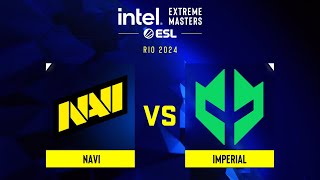 NAVI проти Imperial  IEM Rio 2024 [upl. by Arondell]