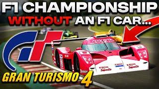 Can You Beat Gran Turismo 4s F1 Championship Without An F1 [upl. by Lamonica]