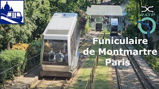 Funiculaire de Montmartre  Paris  Funicular  RATP [upl. by Henden]